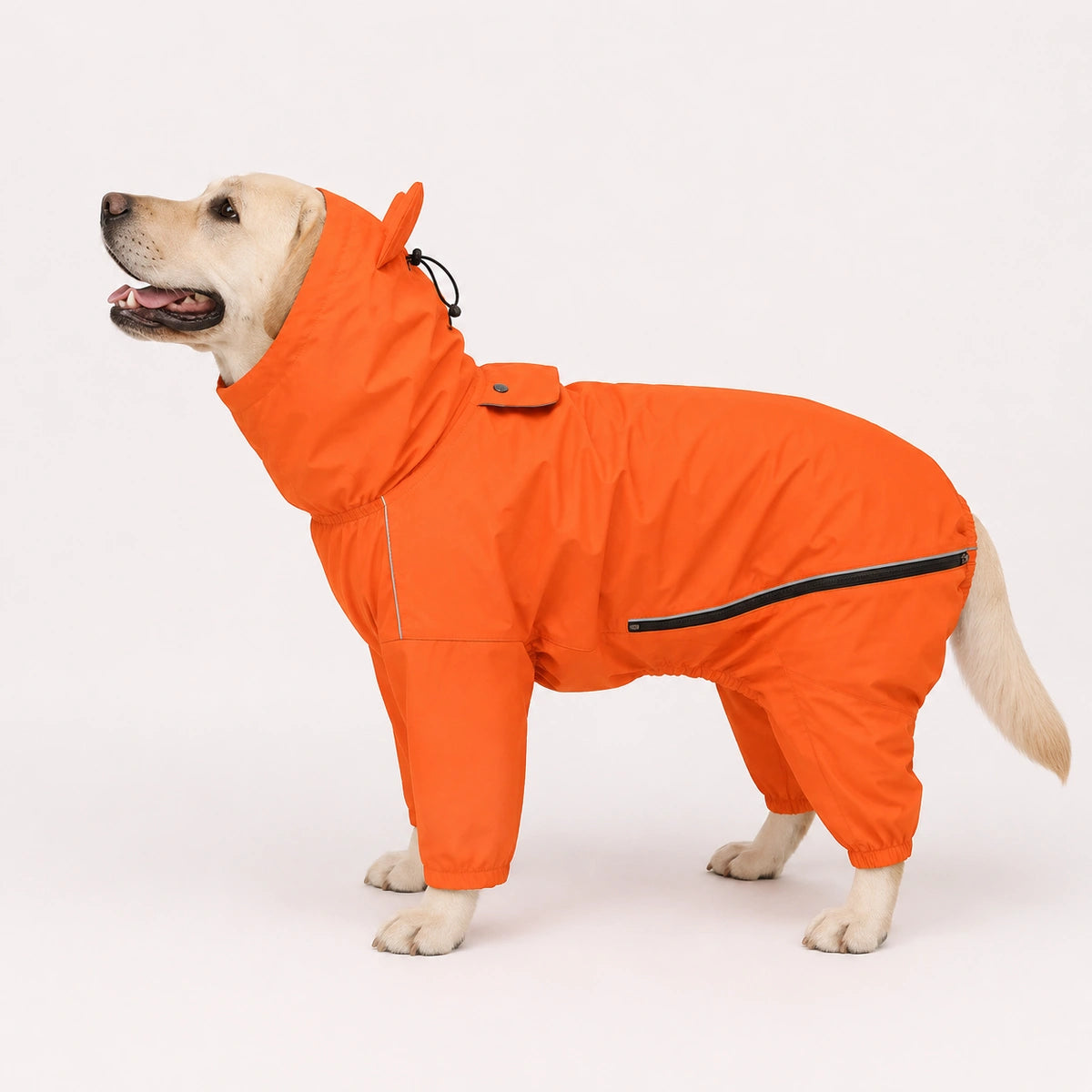 Thunder Tails Fully Covered Raincoat - Orange