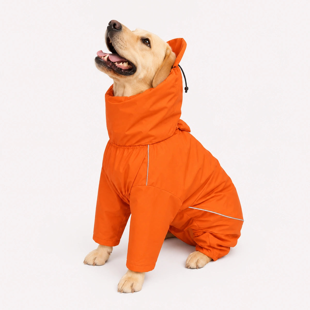Thunder Tails Fully Covered Raincoat - Orange