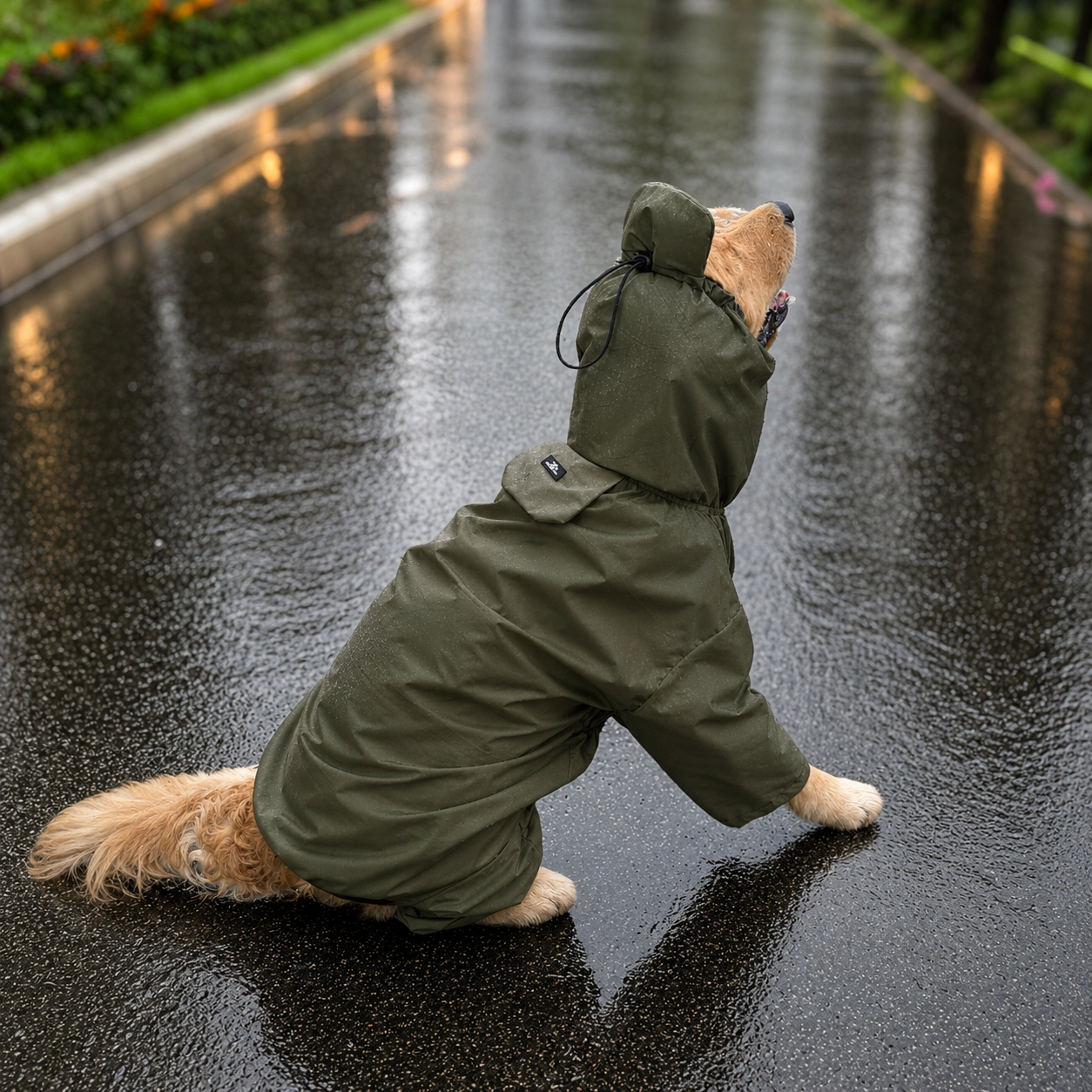 Thunder Tails Fully Covered Raincoat