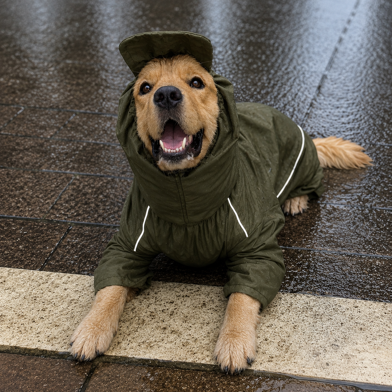 Thunder Tails Fully Covered Raincoat