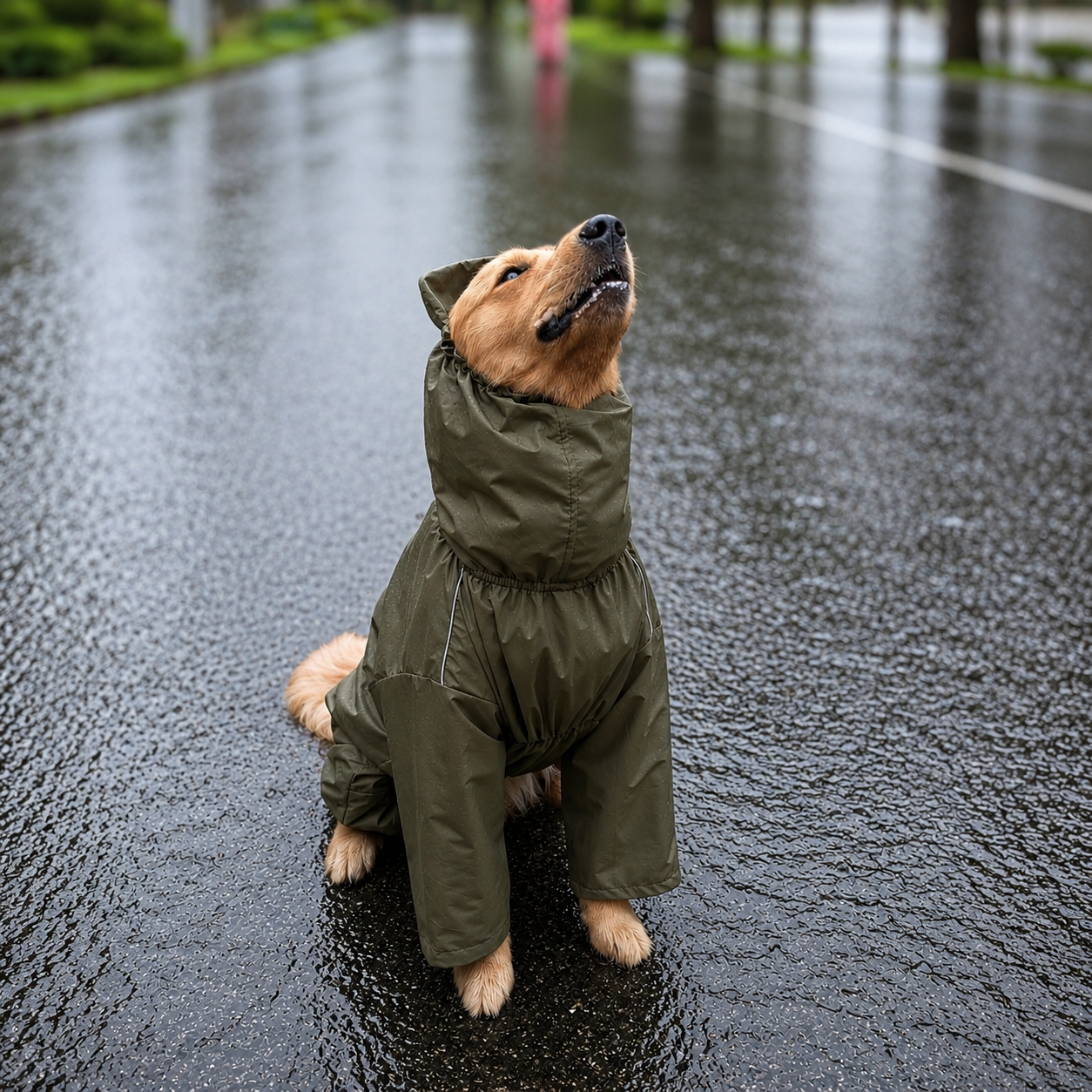 Thunder Tails Fully Covered Raincoat