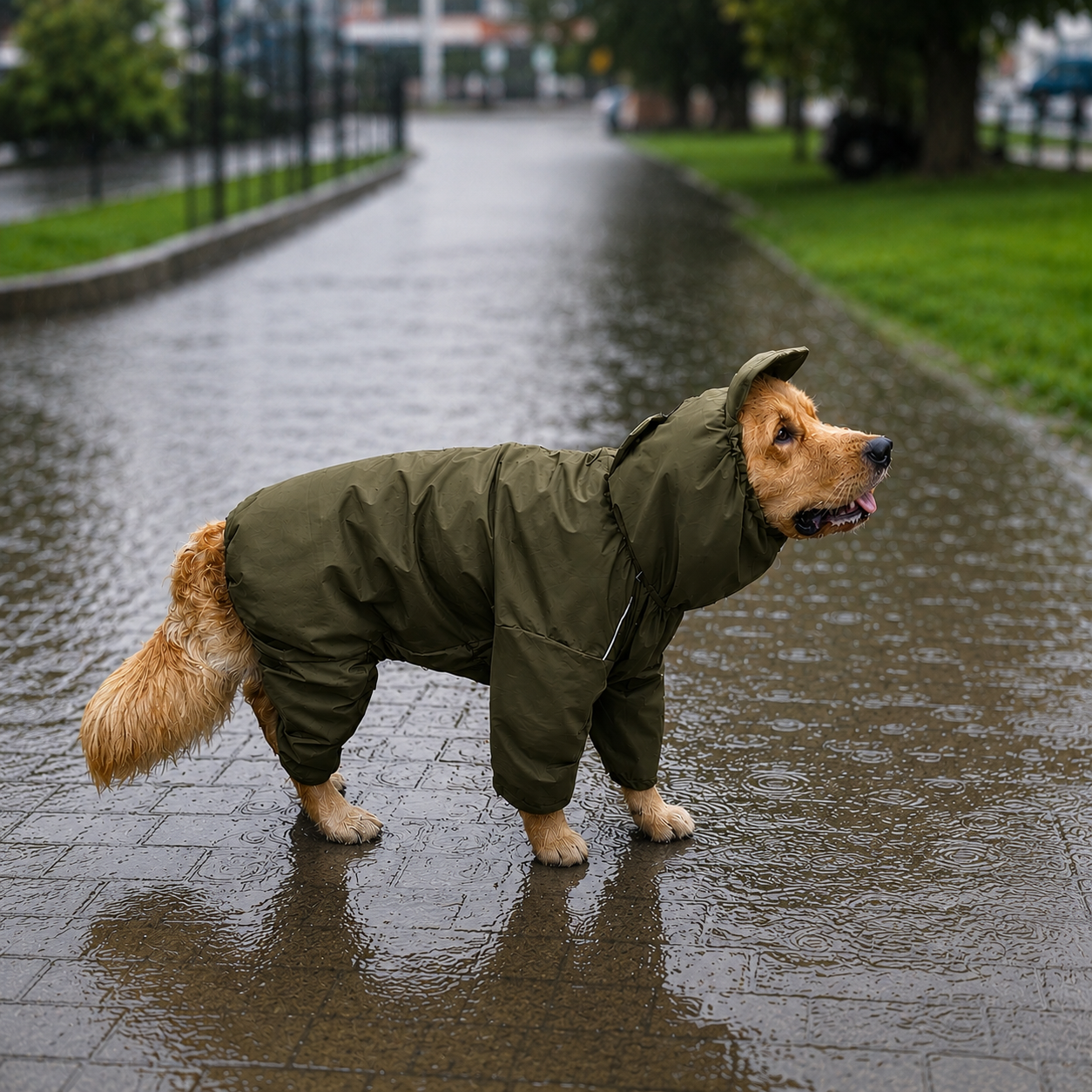 Thunder Tails Fully Covered Raincoat