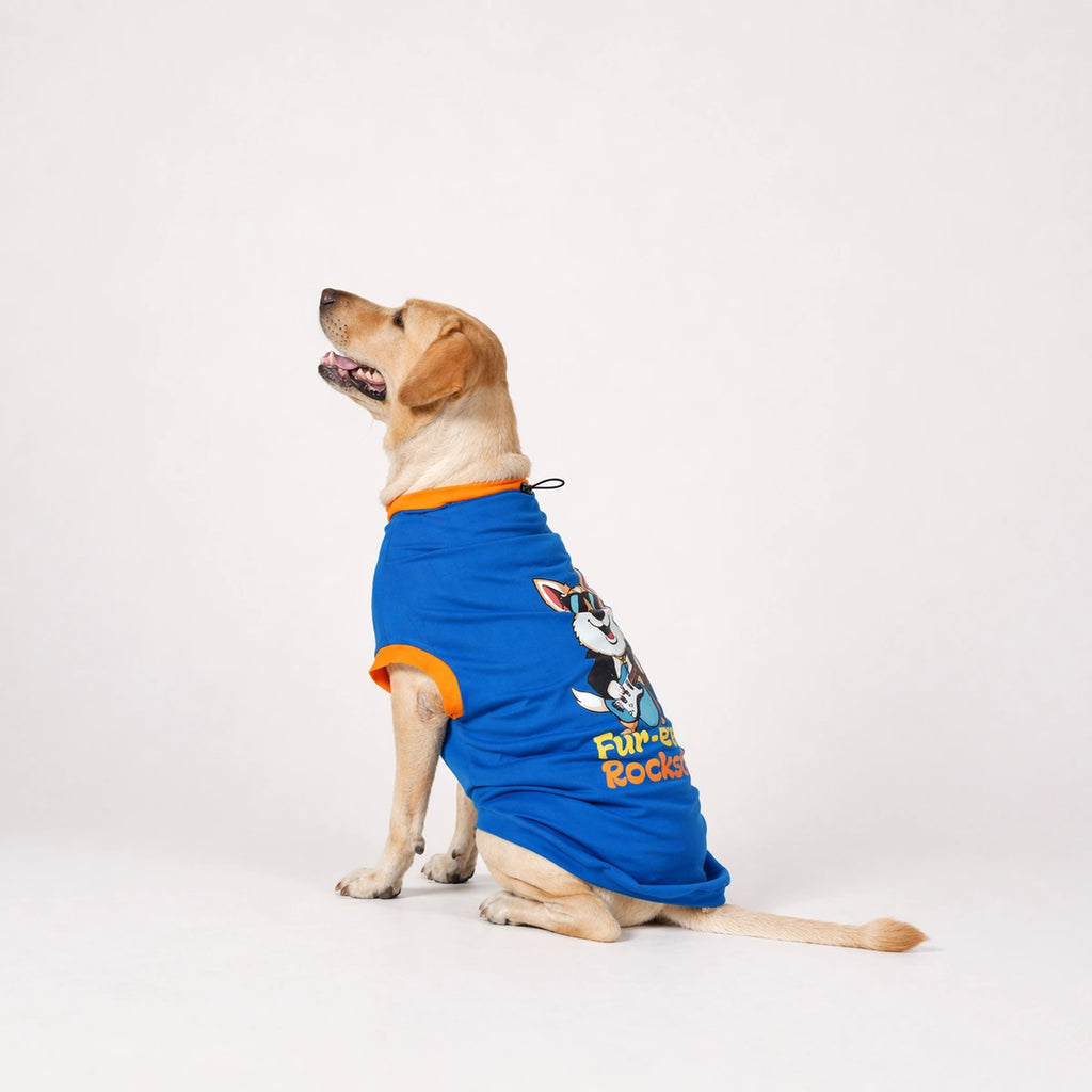 Thunder Tails FUR-EVER ROCKSTAR Adjustable Graphic T-shirt