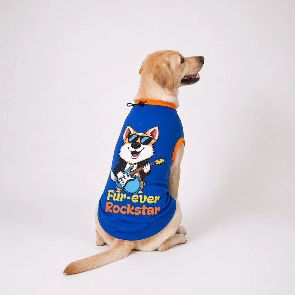 Thunder Tails FUR-EVER ROCKSTAR Adjustable Graphic T-shirt