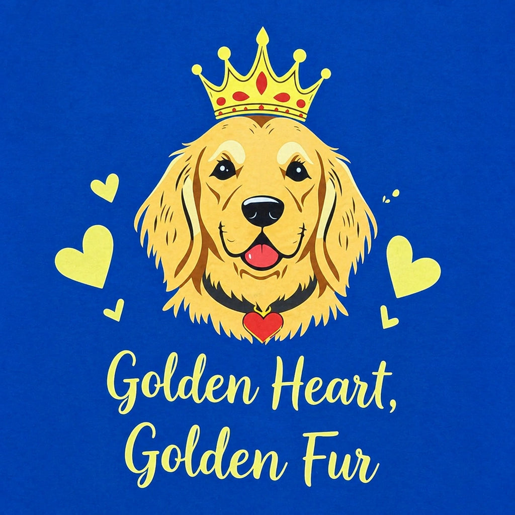 Thunder Tails GOLDEN RETRIEVER Adjustable Graphic T-shirt