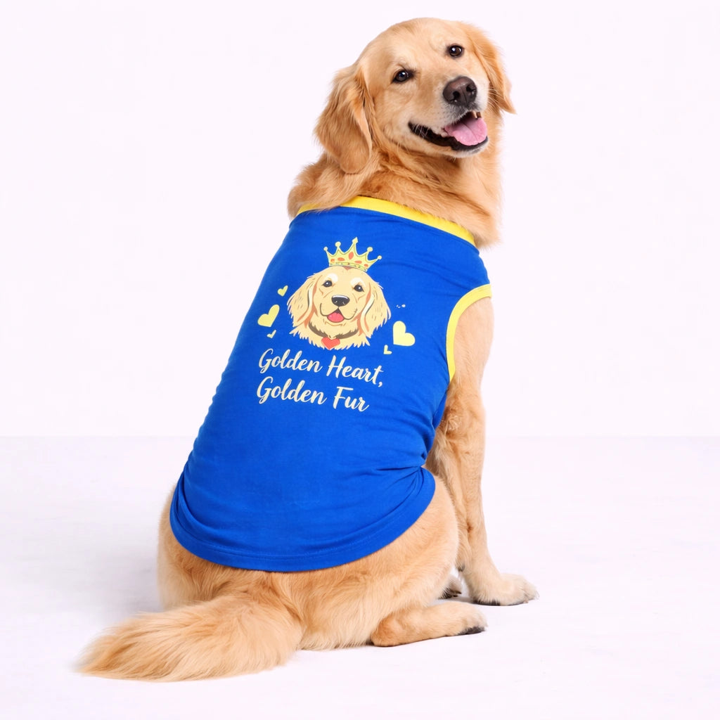 Thunder Tails GOLDEN RETRIEVER Adjustable Graphic T-shirt