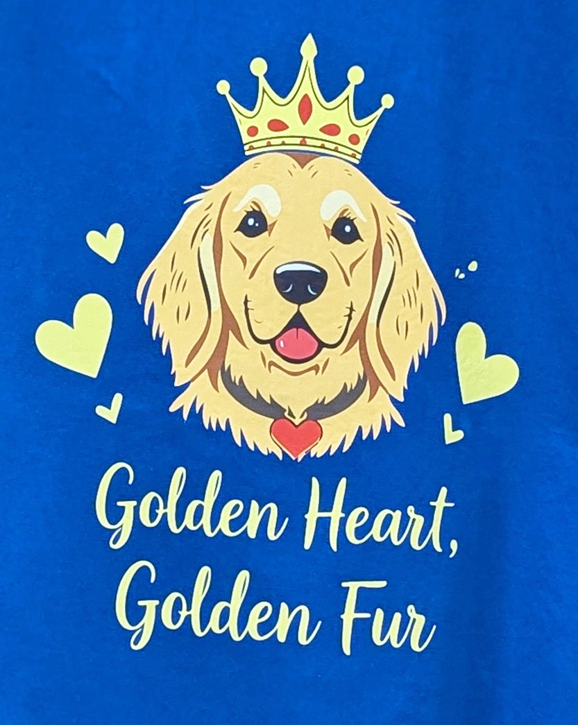 Thunder Tails GOLDEN RETRIEVER Adjustable Graphic T-shirt