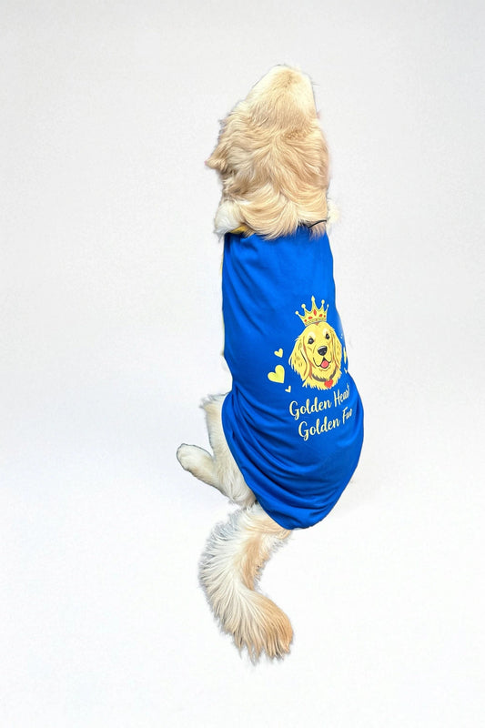 Thunder Tails GOLDEN RETRIEVER Adjustable Graphic T-shirt