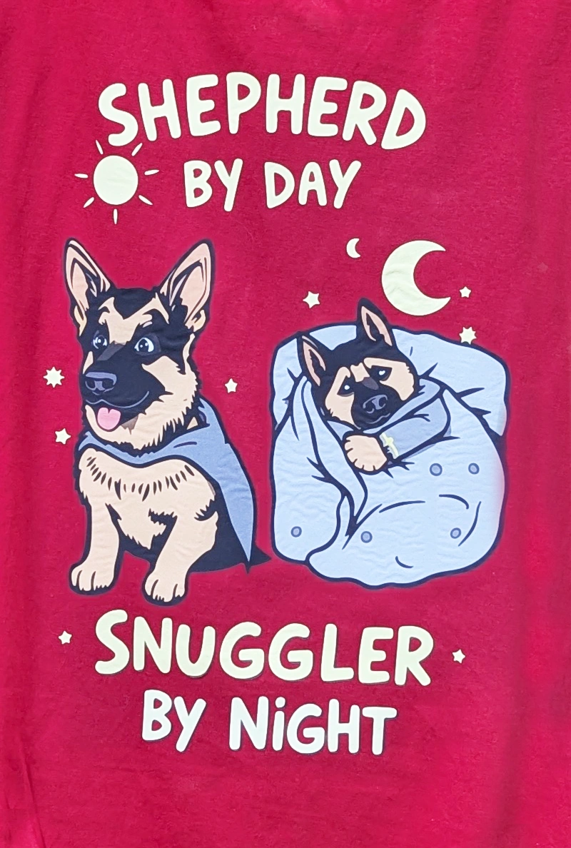 Thunder Tails GERMAN SHEPHERD Adjustable Graphic T-shirt