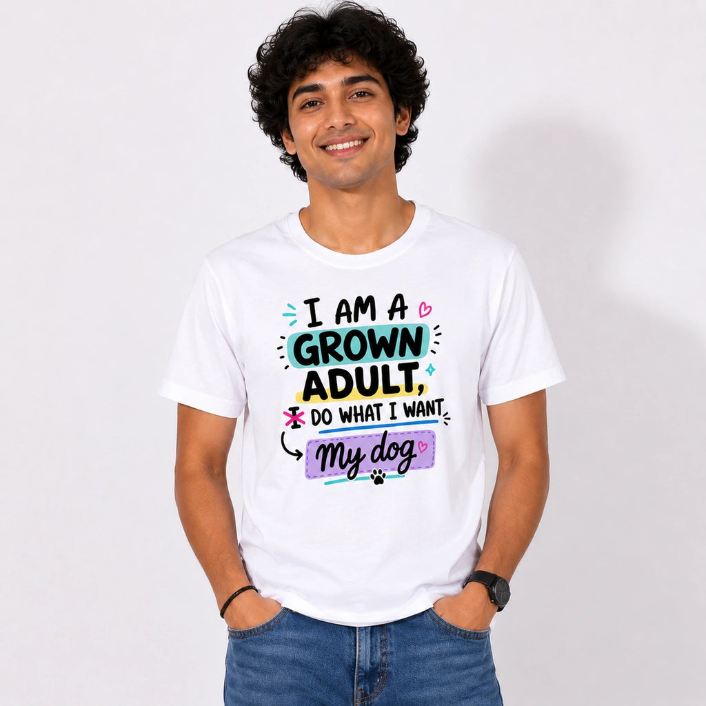 Men Graphic T-shirt - Adulting