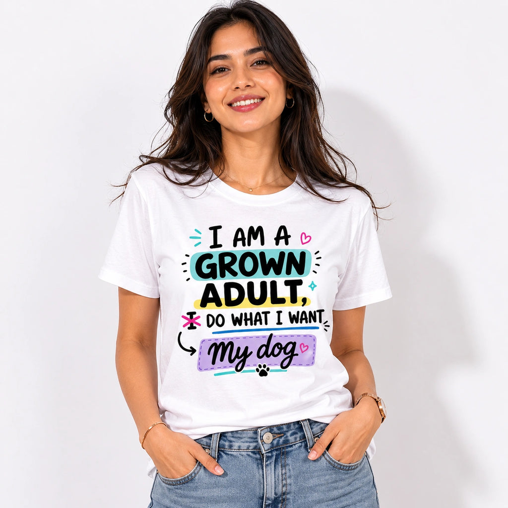 Women Graphic T-shirt - Adulting