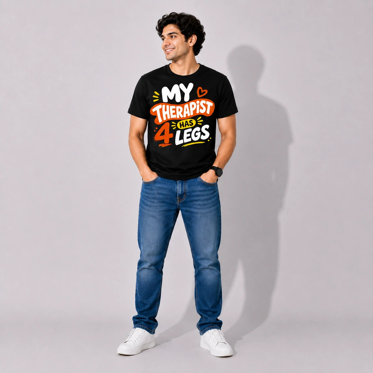 Men Graphic T-shirt - Paw Therapy