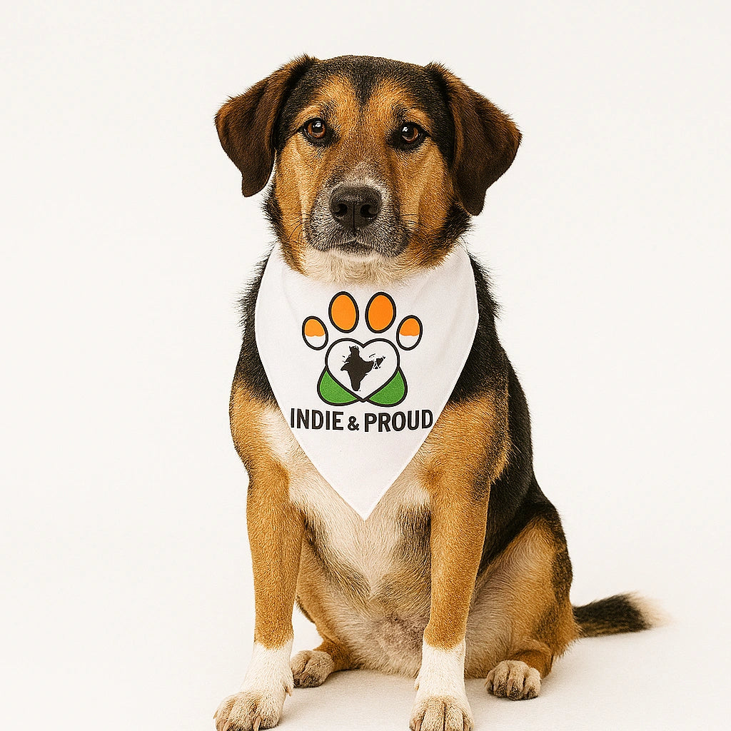 Thunder Tails Paws of Freedom Bandana - Indie & Proud