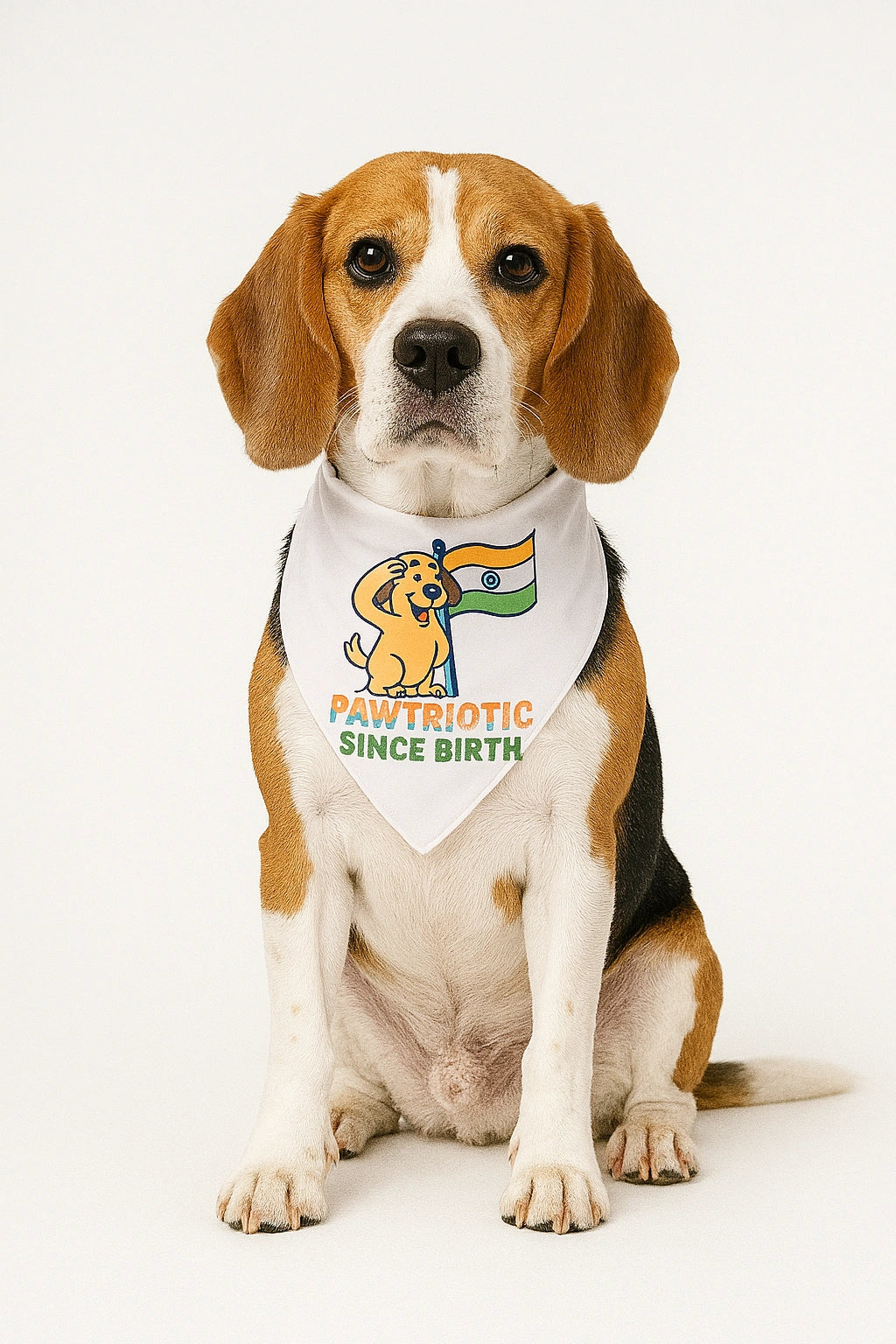 Thunder Tails Paws of Freedom Bandana - Pawtriotic Since Birth