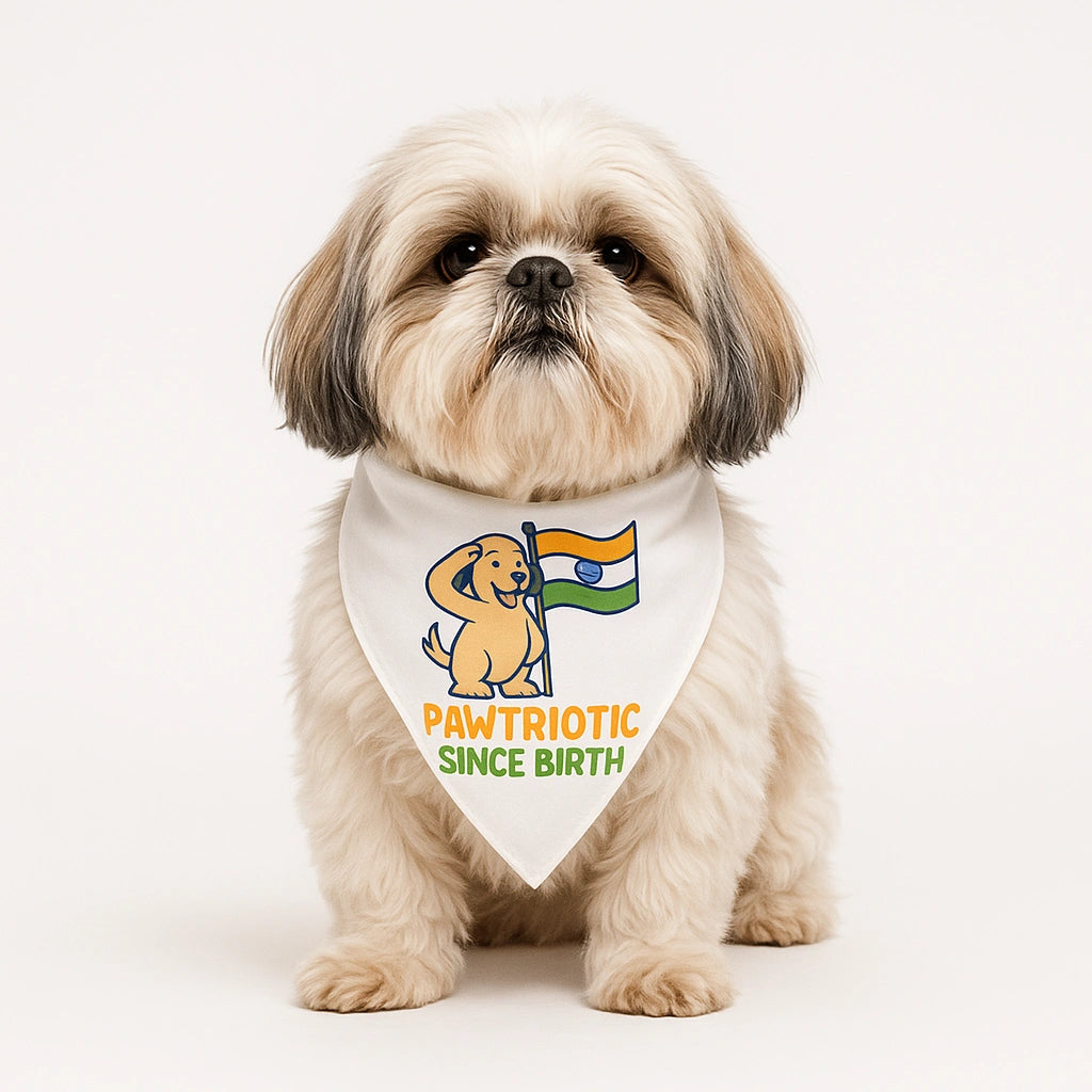 Thunder Tails Paws of Freedom Bandana - Pawtriotic Since Birth