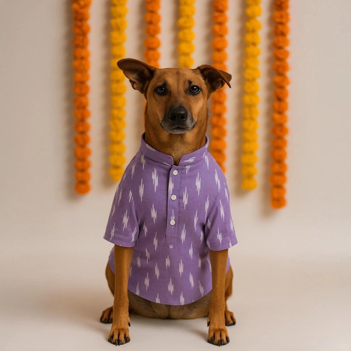Thunder Tails Lavender Festive Kurta