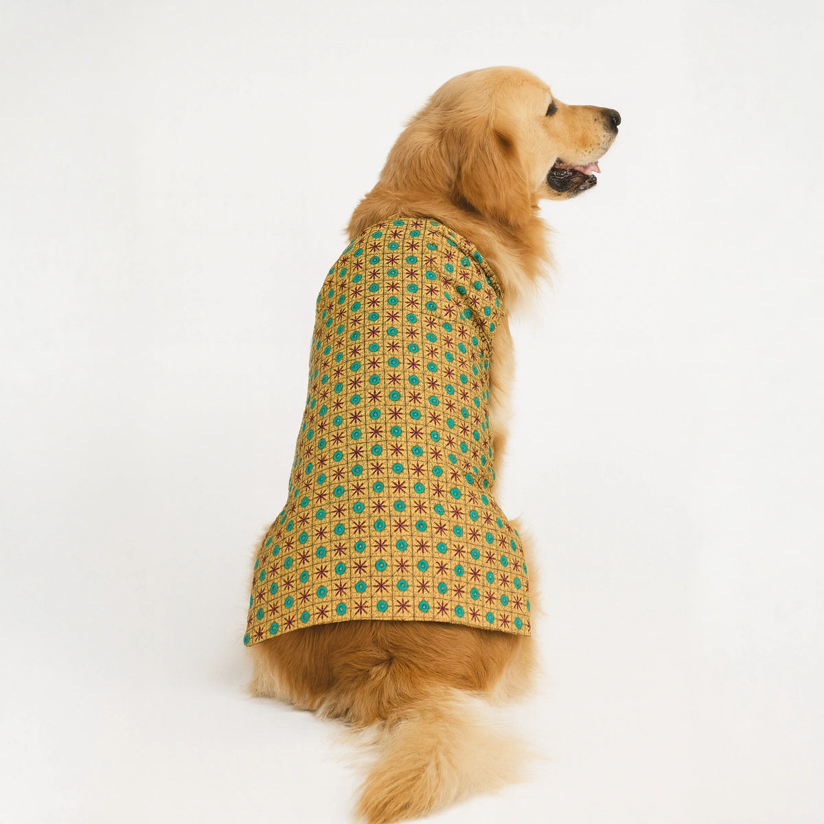 Thunder Tails Yellow Mirror Work Festive Sherwani