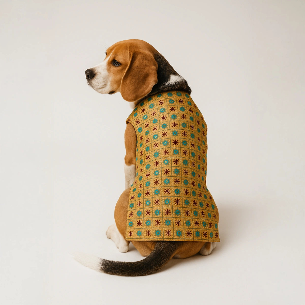 Thunder Tails Yellow Mirror Work Festive Sherwani