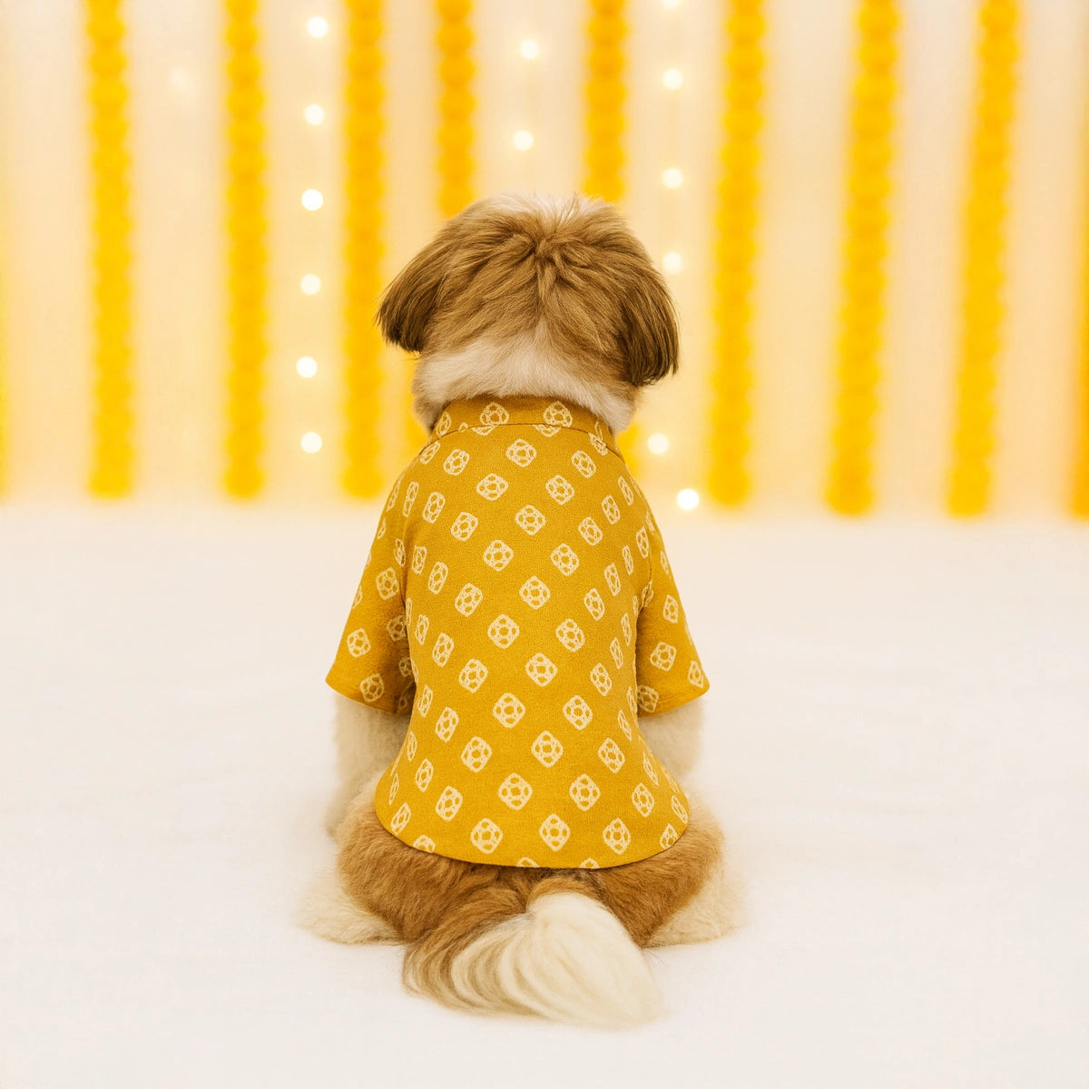 Thunder Tails Mustard Festive Kurta
