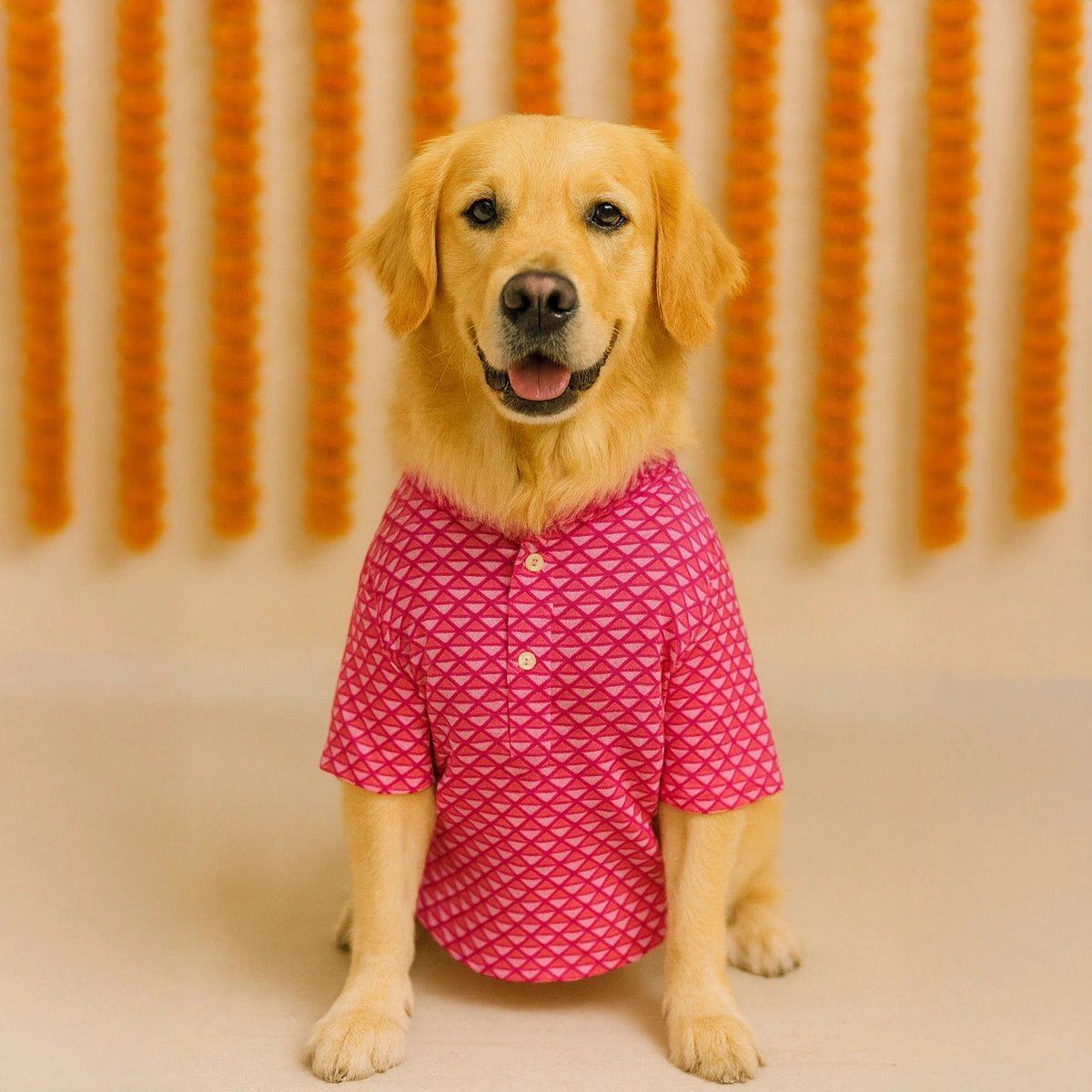 Thunder Tails Pink Festive Kurta