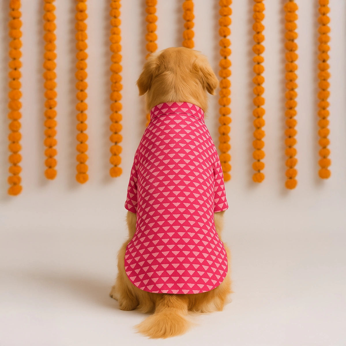 Thunder Tails Pink Festive Kurta