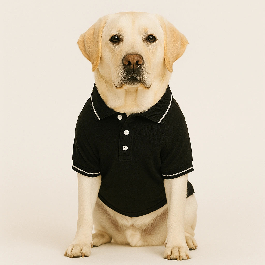 Thunder Tails Polo T-shirts - Black