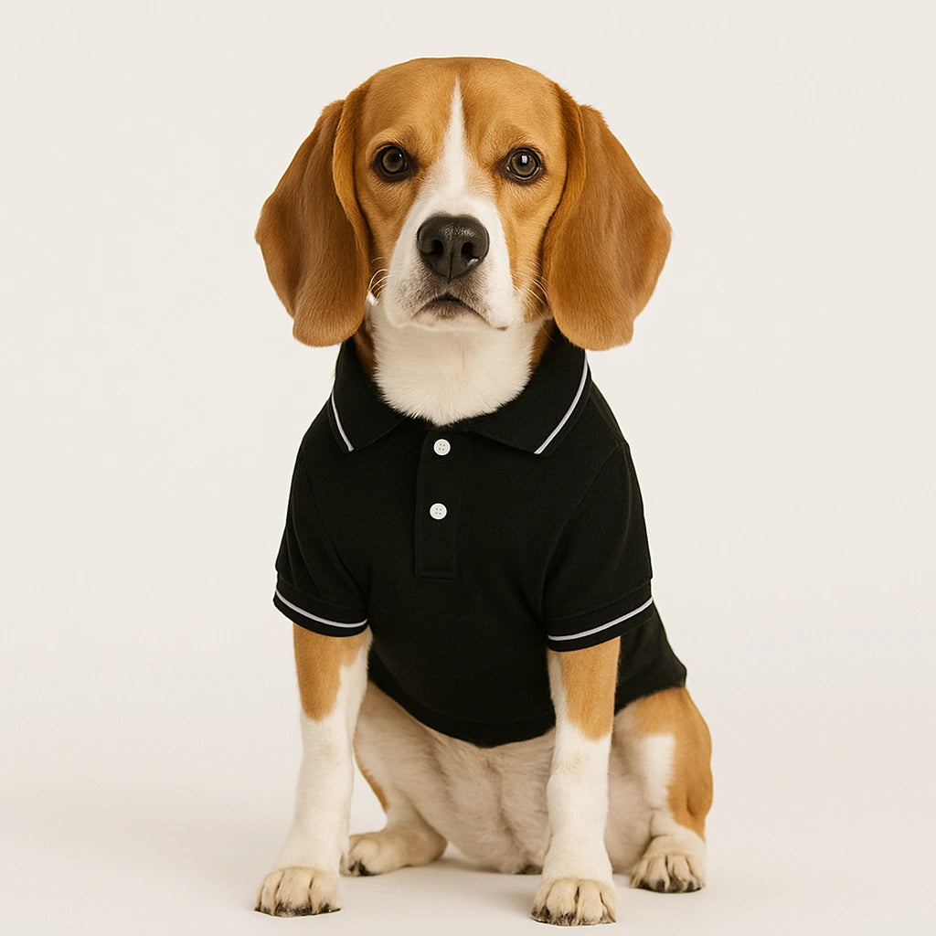 Thunder Tails Polo T-shirts - Black