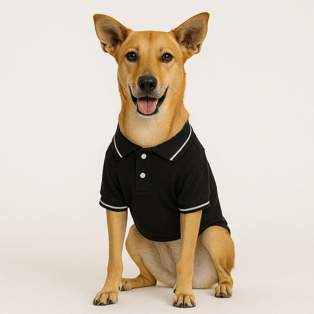 Thunder Tails Polo T-shirts - Black