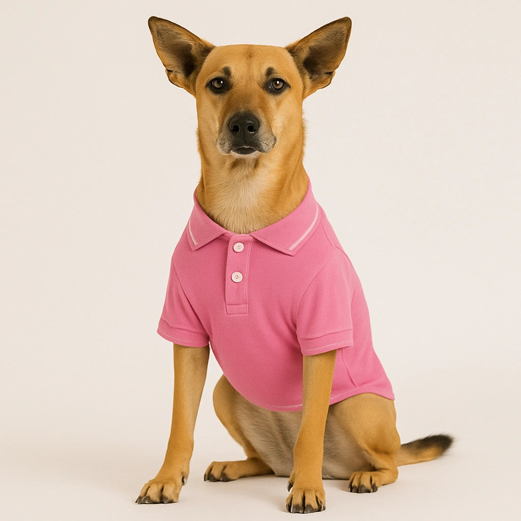 Thunder Tails Polo T-shirts - Pink
