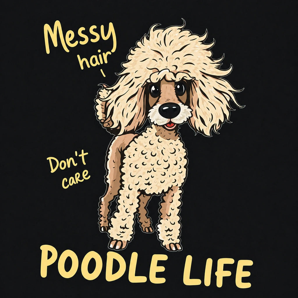 Thunder Tails POODLE Adjustable Graphic T-shirt