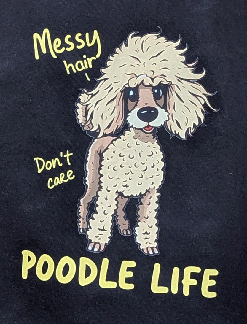 Thunder Tails POODLE Adjustable Graphic T-shirt
