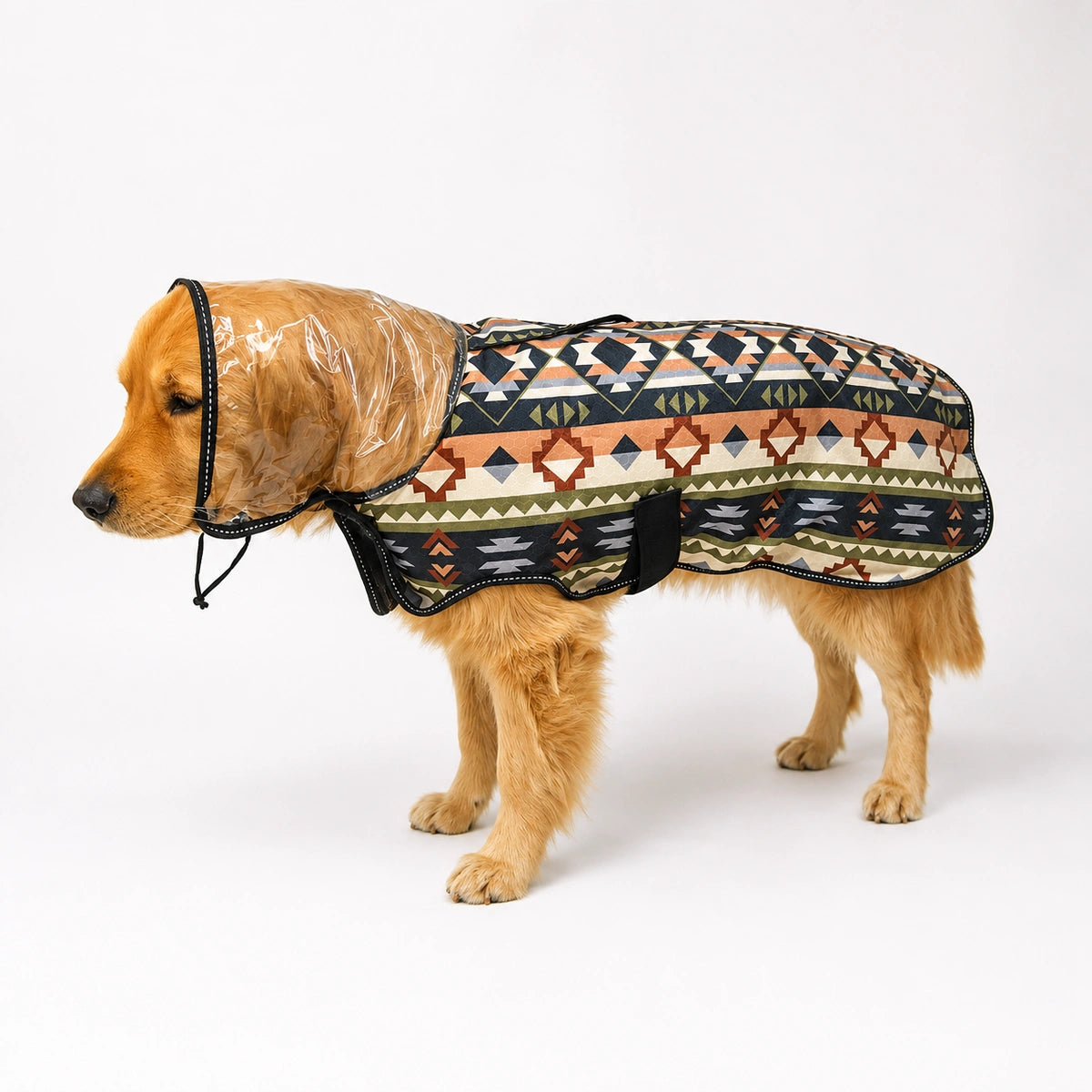 Thunder Tails Printed Raincoat