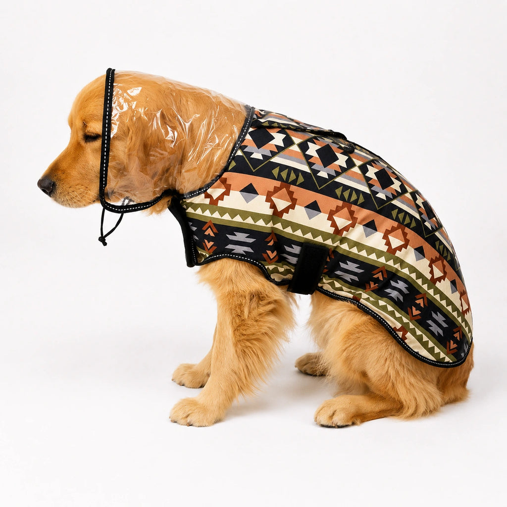 Thunder Tails Printed Raincoat