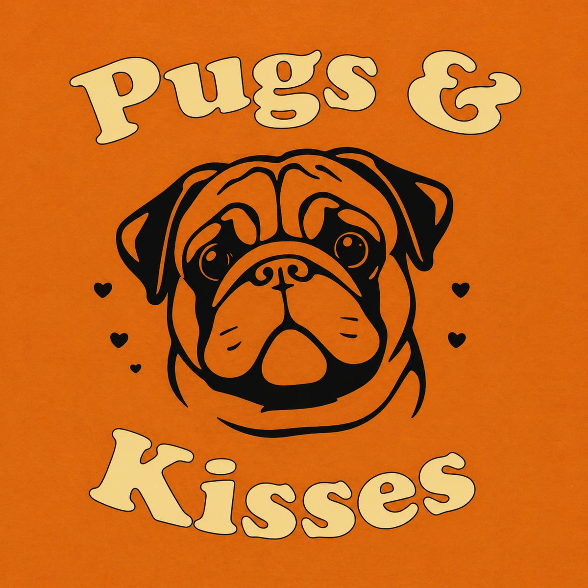 Thunder Tails PUG Adjustable Graphic T-shirt