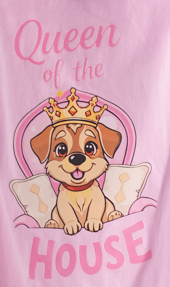 Thunder Tails QUEEN OF THE HOUSE Adjustable Graphic T-shirt