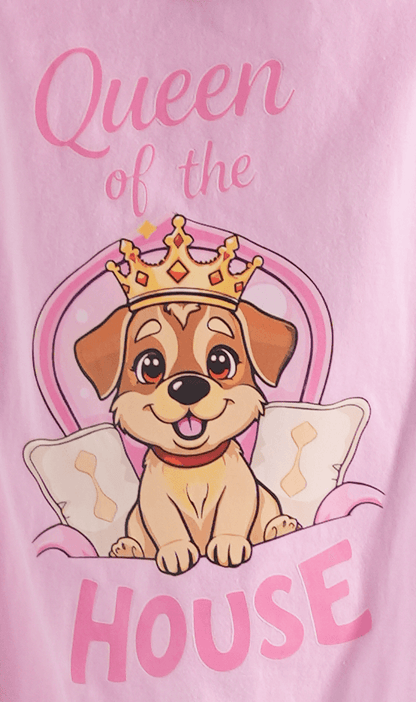 Thunder Tails QUEEN OF THE HOUSE Adjustable Graphic T-shirt