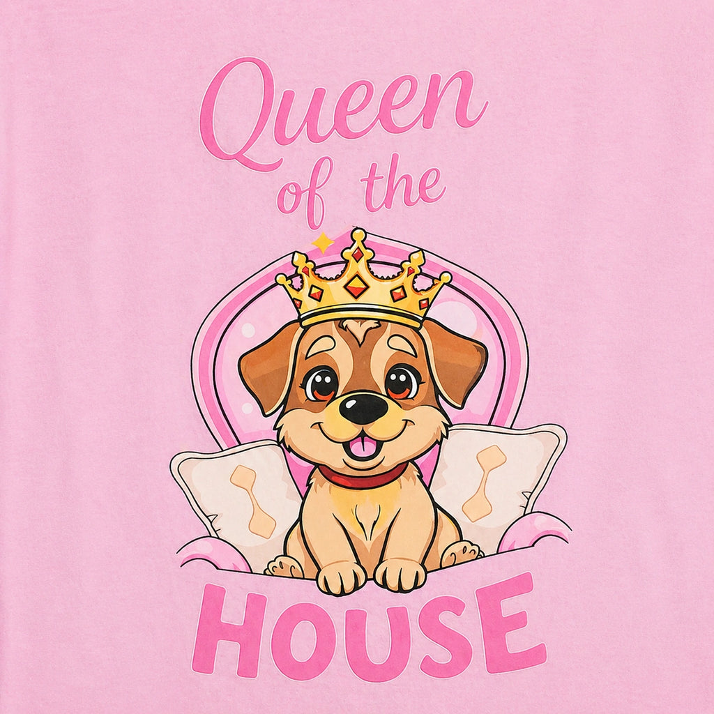 Thunder Tails QUEEN OF THE HOUSE Adjustable Graphic T-shirt