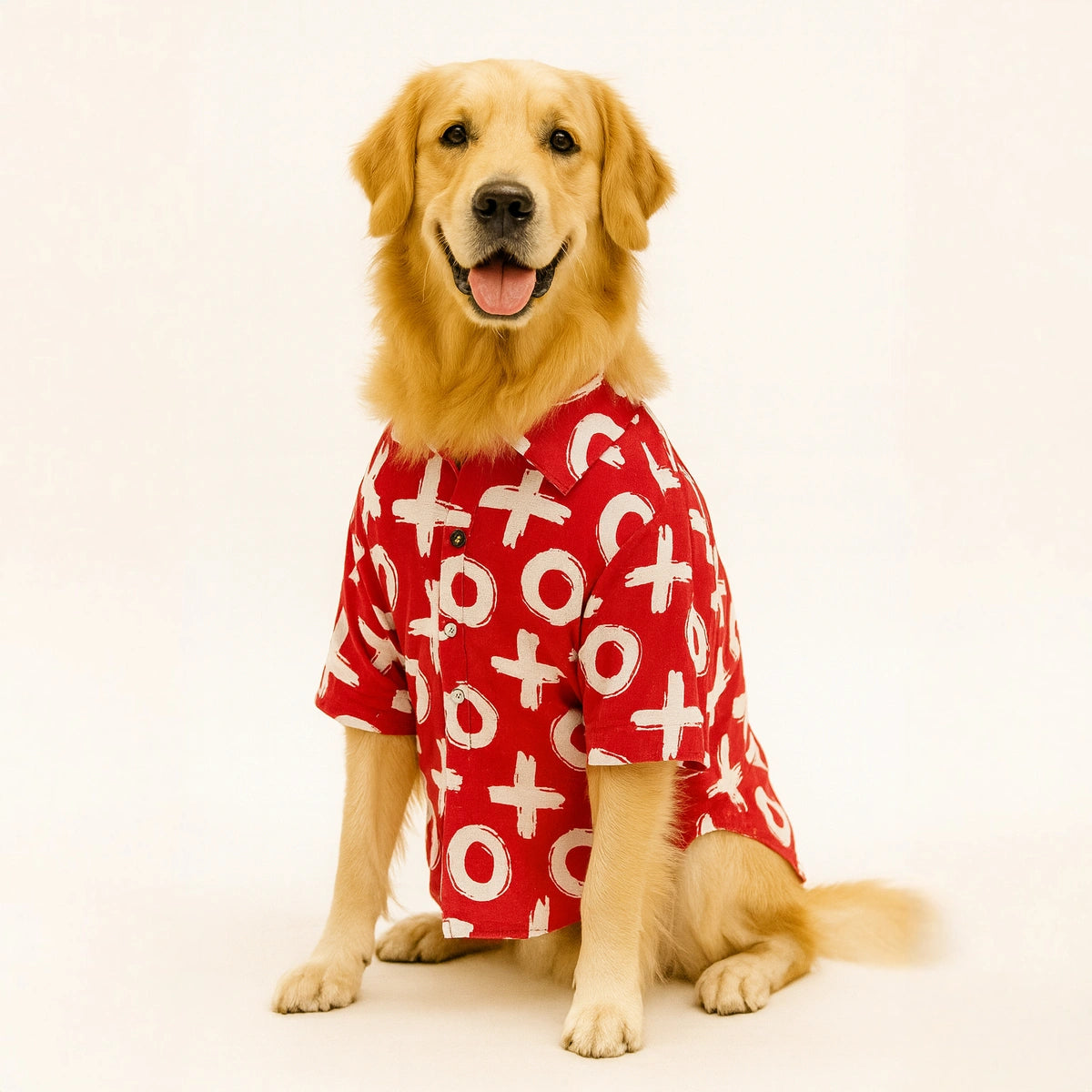 Thunder Tails Red XO Casual Shirt