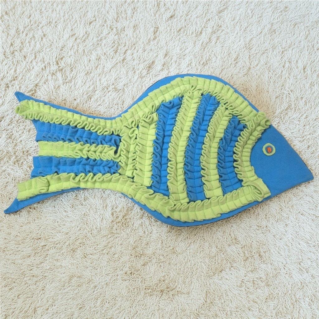 Thunder Tails Treat Trail Snuffle Mats-Blue/Green