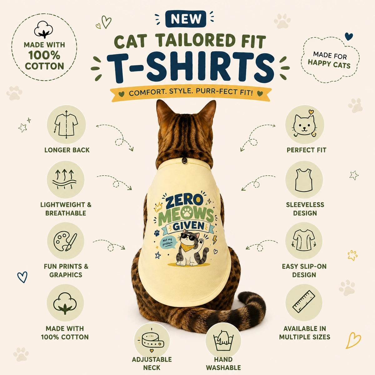 Thunder Tails Sleep Stretch Ignore Repeat Tailored Fit T-shirt