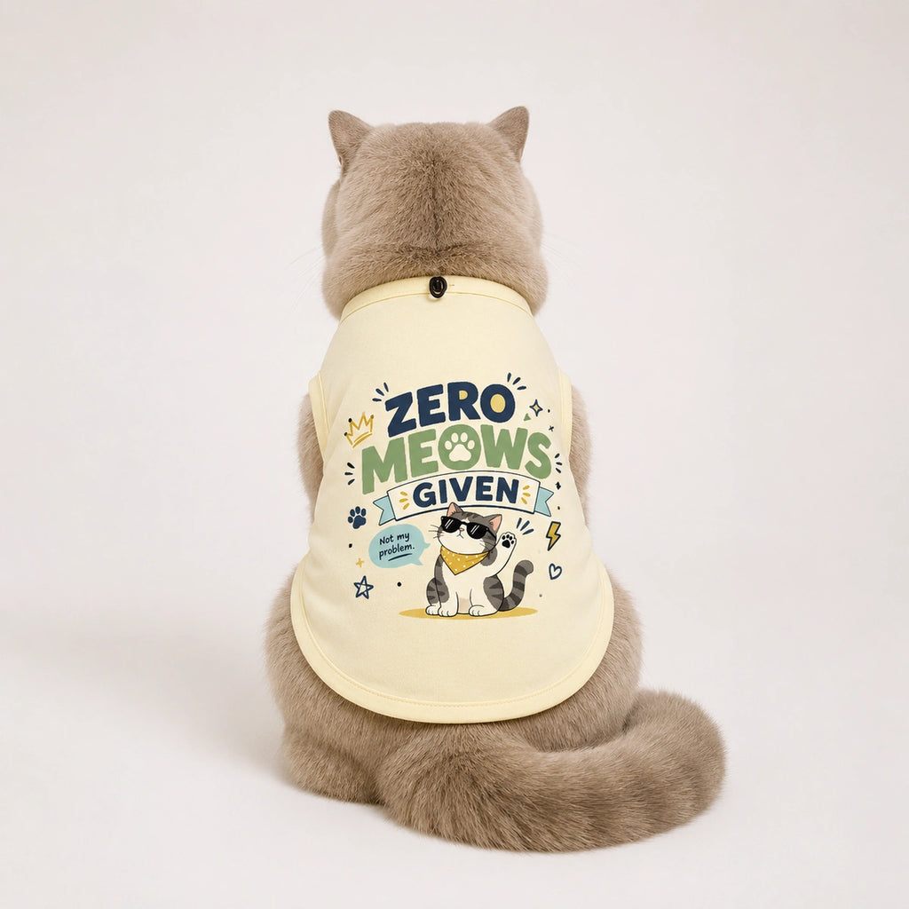 Thunder Tails Zero Meows Given Tailored Fit T-shirt