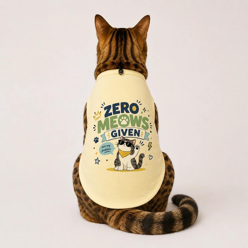 Thunder Tails Zero Meows Given Tailored Fit T-shirt