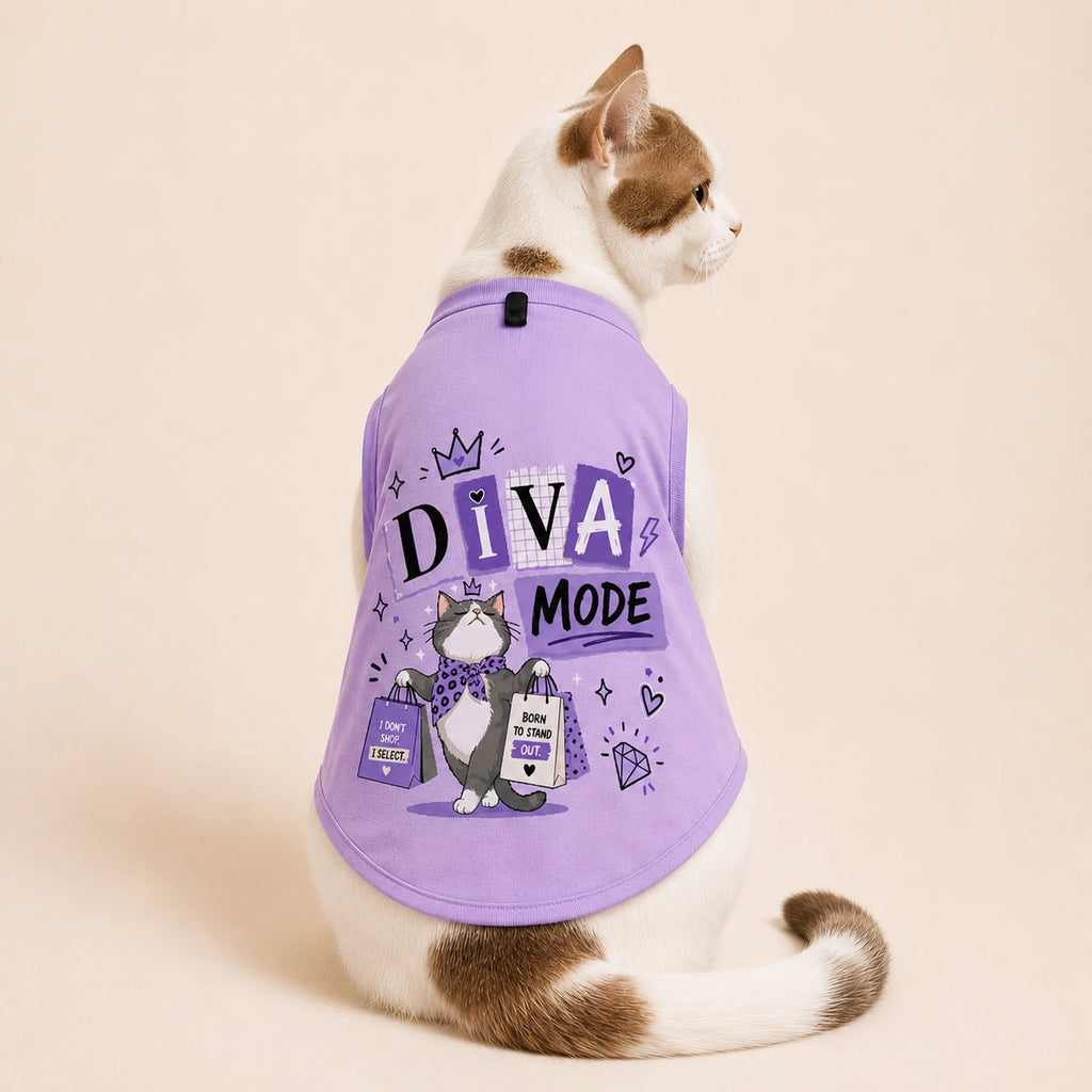 Thunder Tails Diva Mode Tailored Fit T-shirt