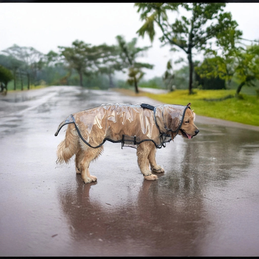 Thunder Tails Transparent Raincoat