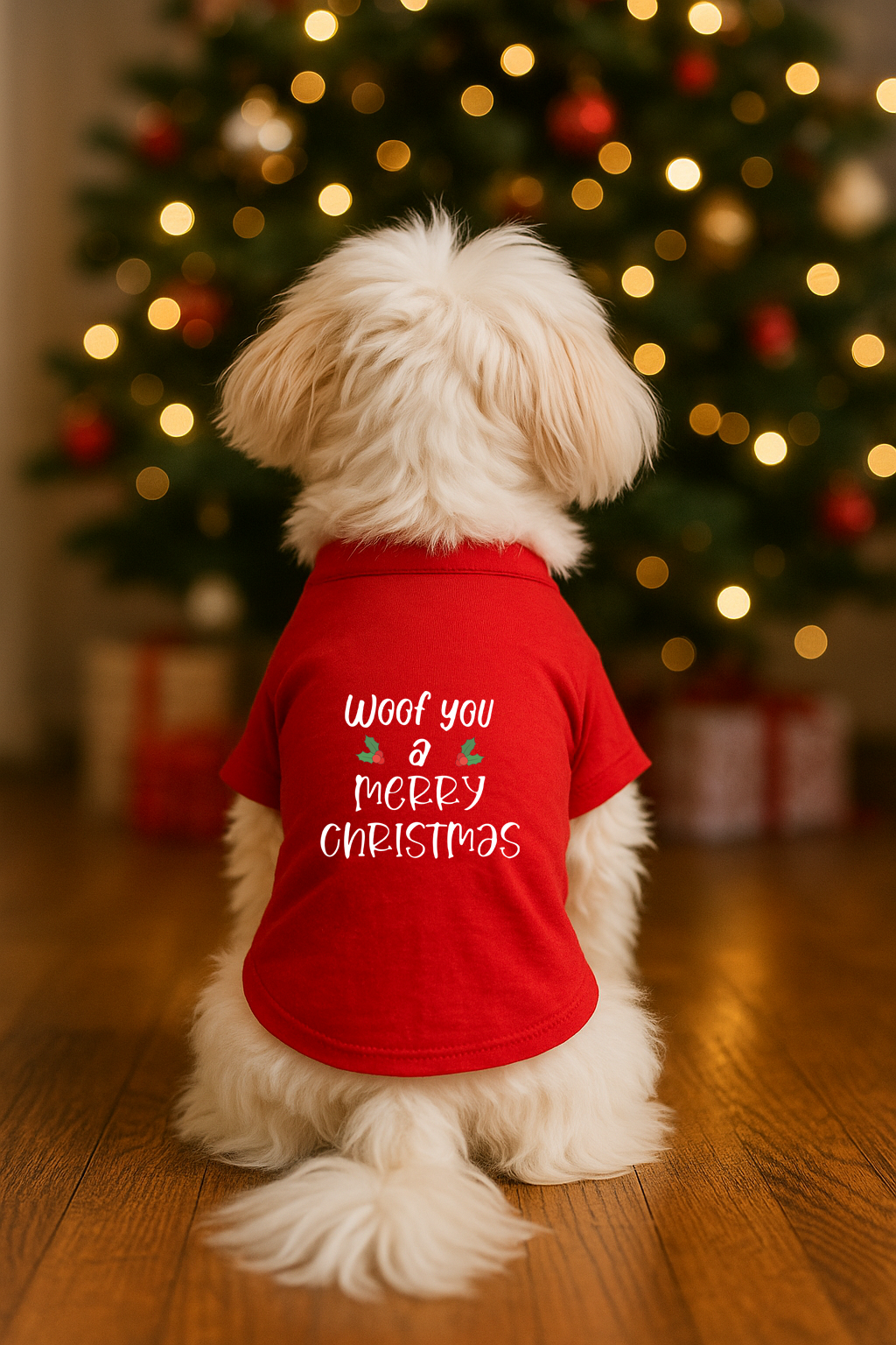 Thunder Tails Woof You a Merry Christmas T-shirts