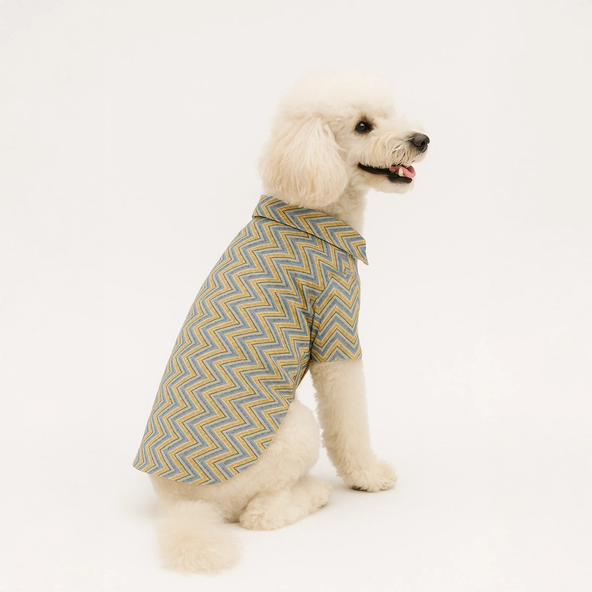 Thunder Tails Yellow Zig Zag Casual Shirt